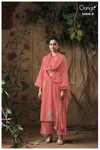 Ineza 4898 By Ganga Cotton Satin With Embroidery Dress Material
